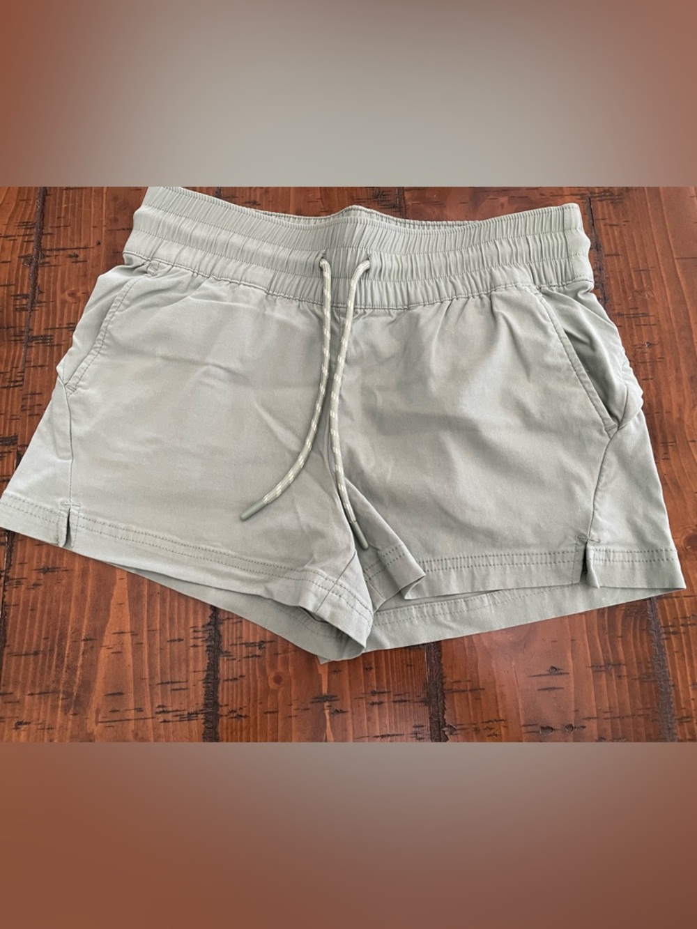 Avalanche Women's Sage Green Drawstring Athletic Shorts